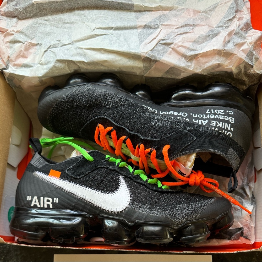 Off white X Nike Vapormax “the ten”